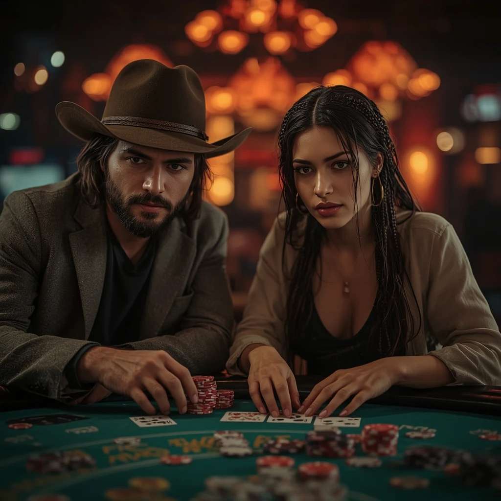 photo de deux joueurs de poker EMPIRE CASINO