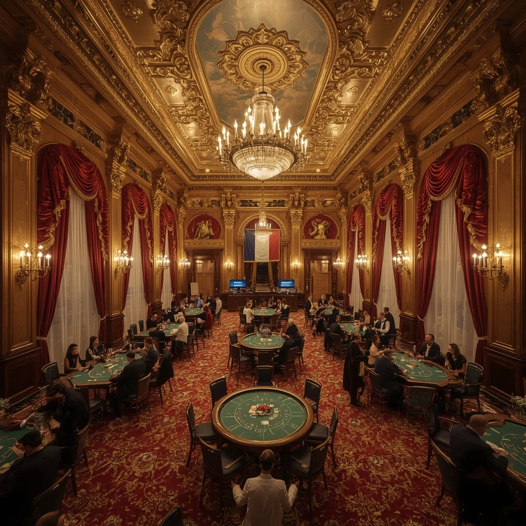 Le casino et le drapeau français EMPIRE CASINO